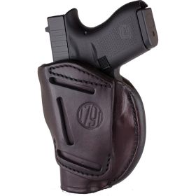 1791 Gunleather 4 Way IWB & OWB Holster Size 4 Signature Brown Right Hand