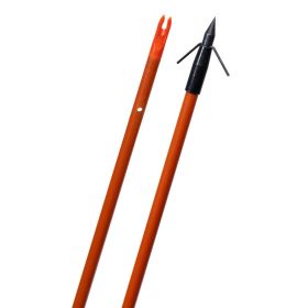 Fin Finder Raider Bowfishing Arrow Orange with Typhoon Point