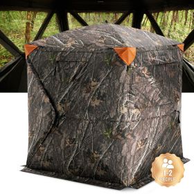 VEVOR Hunting Blind, 270Â° See Through Ground Blind, 1-2 Person Pop Up Deer Blind for Hunting with Carrying Bag, Portable Resilient Hunting Tent