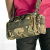 [Light Woodland] Military Camouflage Multi-Purposes Fanny Pack / Waist Pack / Travel Lumbar Pack