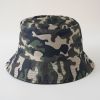 Double-sided fisherman hat new summer sun hat women's casual fashion trendy foldable camouflage pot hat