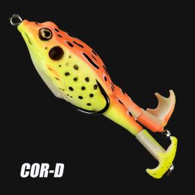 1pc Fishing Lures; Soft Frog Artificial Bait With Rotating Legs; Cool Fishing Hooks (Color: D)