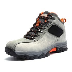 Waterproof Hiking Boots Men Autumn Winter Non-slip Lightweight Breathable Hiking Shoe Outdoor Trekking Hiking Shoes Hunting Shoe (Color: B2024-W, size: 42)