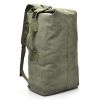 Men's Canvas Backpack Rucksack Hiking Travel Duffle Bag Military Handbag Satchel