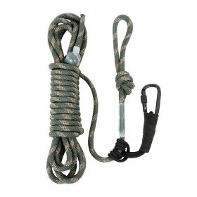 Outdoor Hunting Survival Tree Stand Safety Rope for Climbing (Color: As pic show, Rope Length: 30 ft)