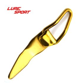 LURESPORT 12pcs/lot 20pcs/lot Stainless Steel Collapsible Hook Keeper Fishing Fly Rod Building Component Repair DIY Accessory (Color: 12pcs Gold)