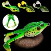 1pc Fishing Lures; Soft Frog Artificial Bait With Rotating Legs; Cool Fishing Hooks