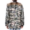 Men's Removable Hood Camouflage Padded Coat Jacket