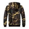 Men Fleece Hoodies Velvet Thick Hooded Sweatshirts Camouflage Warm Jacket Plus Size