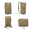 Men's Canvas Backpack Rucksack Hiking Travel Duffle Bag Military Handbag Satchel