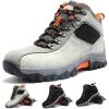 Waterproof Hiking Boots Men Autumn Winter Non-slip Lightweight Breathable Hiking Shoe Outdoor Trekking Hiking Shoes Hunting Shoe