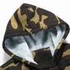 Men Fleece Hoodies Velvet Thick Hooded Sweatshirts Camouflage Warm Jacket Plus Size